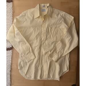 Gitman Brothers Pinpoint 2x2 Cotton Oxford Yellow Dress Shirt- 16/33